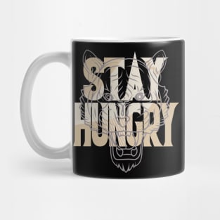 Stay Hungry Muslin Sneaker Art Mug